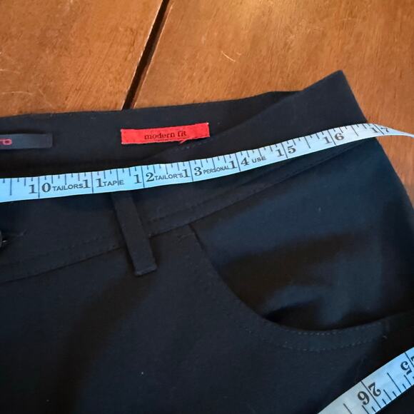 Alberto Ceramica Stone Modern Fit Mens Pants Black 33x32 Stretch European Luxury - Picture 12 of 12